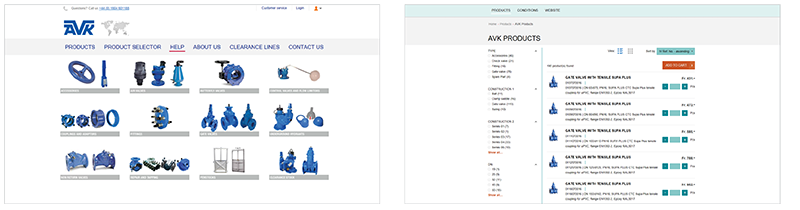 Perfion delivers product information directly to the webshops shop.ch.interapp.net  and shop.avkuk.co.uk, both based on the Sana Commerce platform